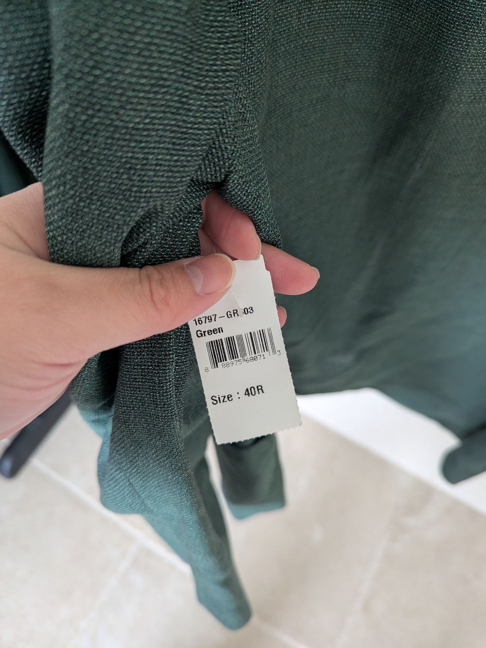 Bonobos Green Slim Fit Blazer - Picture 4 of 4
